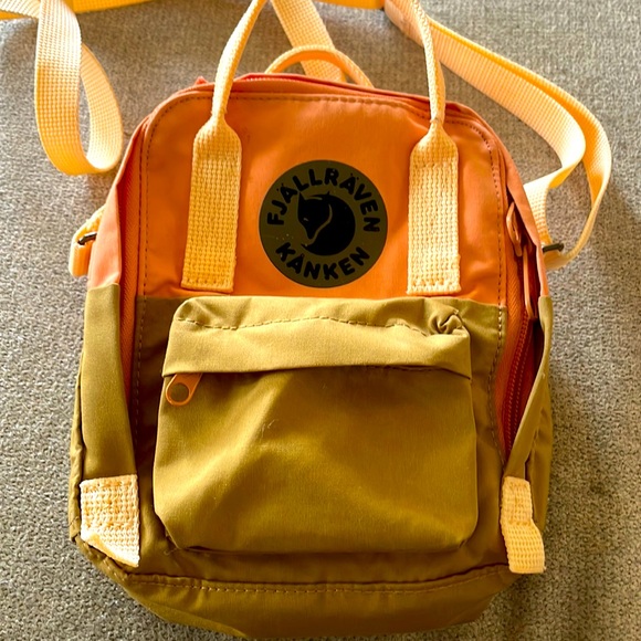 Fjallraven Bags Fjallraven Mini Kanken Coral And Tan Poshmark
